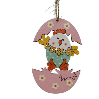 Niños de Pascua y collar de Pascua Souvenir Decoración del hogar colgante juguetes de feltro Pascua para niños