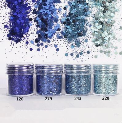 Se ofrecen mezclas personalizadas de chunky glitter para productos de poliéster a granel