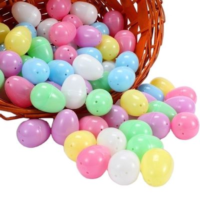 Huevos personales de Pascua de 6 cm con juguetes dentro 2025 Set de regalo de Pascua de plástico rellenable