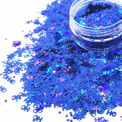 Glitter holográfico HOHO en forma de 5 mm con tema de Pascua en varios colores