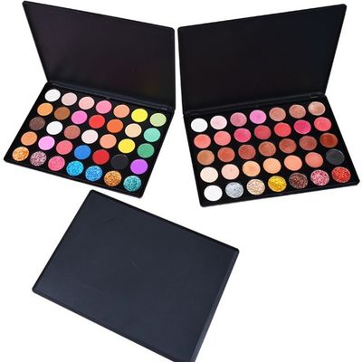 OEM/ODM Sí, proporcionamos una paleta de sombras de ojos de colores vibrantes altamente pigmentados con 35 colores