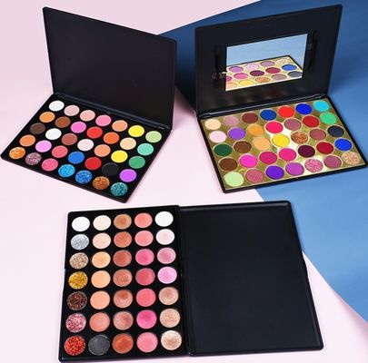 OEM/ODM Sí, proporcionamos una paleta de sombras de ojos de colores vibrantes altamente pigmentados con 35 colores
