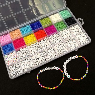 5000 pcs Perlas de acrílico para brazaletes 26 letras DIY Perlas Cadena Cadena de muslos para mujeres Gran serpiente colgantes Cadena de piernas Joyería corporal