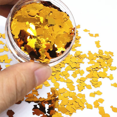 Glitter en forma de pez poli para la decoración de la fiesta de bodas en diseño de brillo