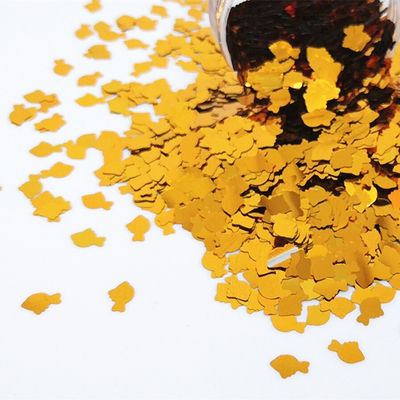 Glitter en forma de pez poli para la decoración de la fiesta de bodas en diseño de brillo