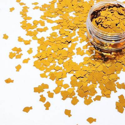 Glitter en forma de pez poli para la decoración de la fiesta de bodas en diseño de brillo