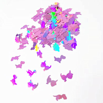 Logotipo personalizado Glitter Dragones Forma para telar Art Nail Tumbler Cups Art Wall Sticker Diseño de poliéster ecológico