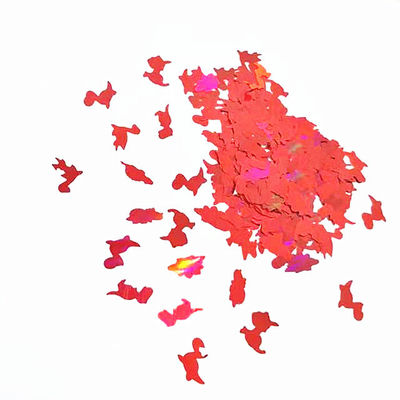 Logotipo personalizado Glitter Dragones Forma para telar Art Nail Tumbler Cups Art Wall Sticker Diseño de poliéster ecológico