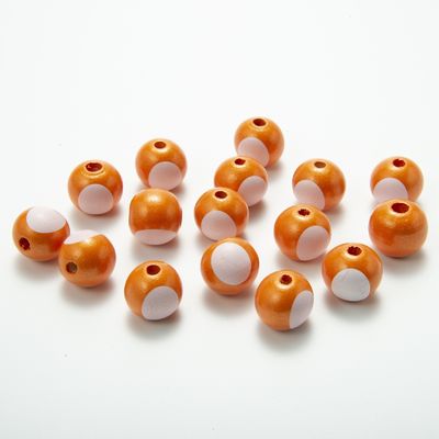 0.5-3CM Tamaño de las cuentas de madera de los animales de las cuentas de madera Panda y zorro de las cuentas sueltas de las cuentas Ideal para artesanía ropa y proyectos de bricolaje