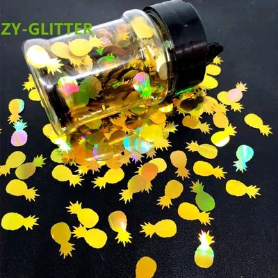 Suministros para fiestas Artesanía Brillo Formas de piña Pintura para niños Brillo Ananas Envasado en forma de 1 kg