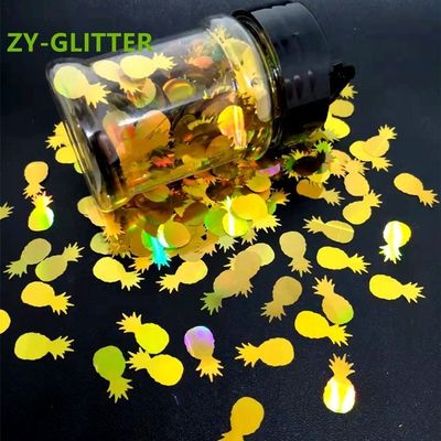 Suministros para fiestas Artesanía Brillo Formas de piña Pintura para niños Brillo Ananas Envasado en forma de 1 kg
