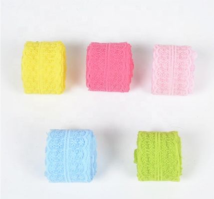 Diseño colorido de encaje de forma de arroz cinta de rollo para ropa seca Decoración de prendas de vestir Accesorios Ramadán Graduación de la escuela embalaje de regalos