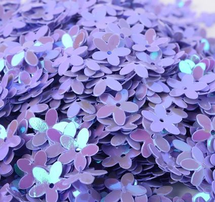 Glitter Sequins PET Art Craft Supplies Flor de cinco hojas Sapatos de fiesta de bodas sueltos Y3 10mm-20mm Graduación de la bolsa Día de San Valentín