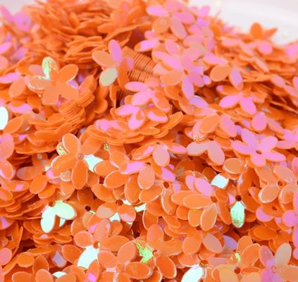 Glitter Sequins PET Art Craft Supplies Flor de cinco hojas Sapatos de fiesta de bodas sueltos Y3 10mm-20mm Graduación de la bolsa Día de San Valentín