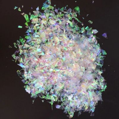 Excelente efecto de arte de uñas 2025 Irregulares Chunky Glitter Flakes Decoraciones Color brillante de caramelo para la ocasión de Navidad