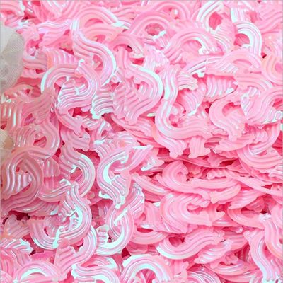 Piezas fluorescentes seccionadas de ola de mar de 18 mm, objetos y adornos de bolas de vidrio, accesorios para bricolaje