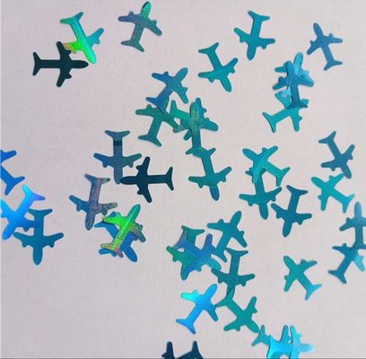 Profesionales Otros suministros de vacaciones 2025 en forma de avión Glitter forma de avión con 3D avión en forma de avión Glitter