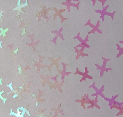 Profesionales Otros suministros de vacaciones 2025 en forma de avión Glitter forma de avión con 3D avión en forma de avión Glitter
