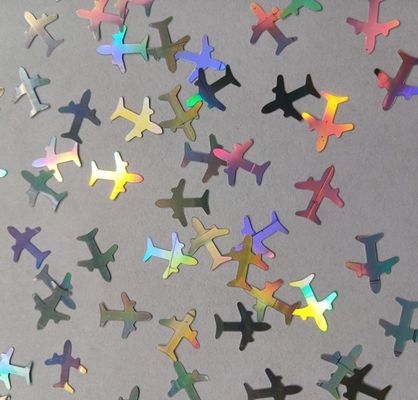 Profesionales Otros suministros de vacaciones 2025 en forma de avión Glitter forma de avión con 3D avión en forma de avión Glitter