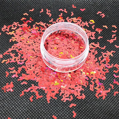 Excelente efecto de arte de uñas Formas de insectos Holográfico de Halloween Brillo forma de murciélago Murciélagos perfectos para Halloween Arte de uñas