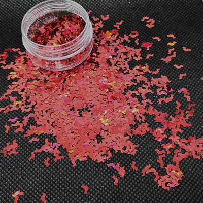 Excelente efecto de arte de uñas Formas de insectos Holográfico de Halloween Brillo forma de murciélago Murciélagos perfectos para Halloween Arte de uñas