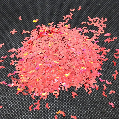 Excelente efecto de arte de uñas Formas de insectos Holográfico de Halloween Brillo forma de murciélago Murciélagos perfectos para Halloween Arte de uñas