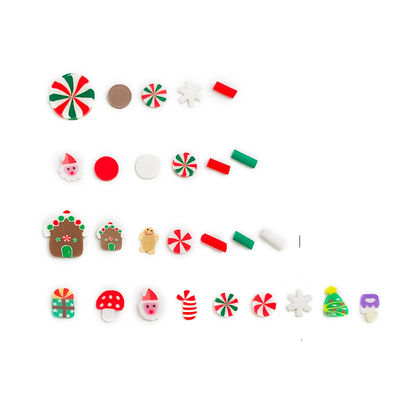 Las rebanadas de cerámica suave de Navidad hechas a mano Slimes perfectas para llenar y decorar su casa el día de Navidad
