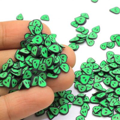 Vibrante y duradero Nuestro arcilla de polímero Halloween Jack rebanadas para artesanías navideñas