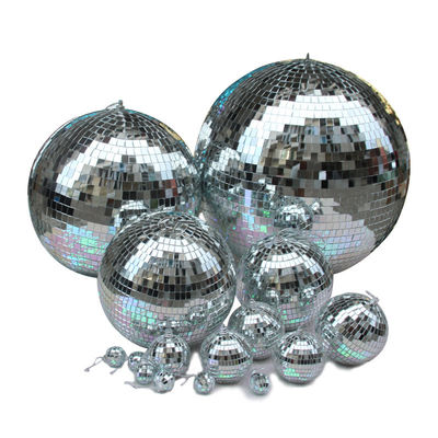 Decoración de la sala de luz Mini Disco Ornamentos de bolas de reflejo Decoración de bolas de espejo reflejo para la fiesta de discoteca