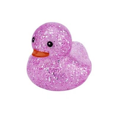 Pato de goma Brillo Pato de goma Brillan y brillan en su arte de uñas con brillo