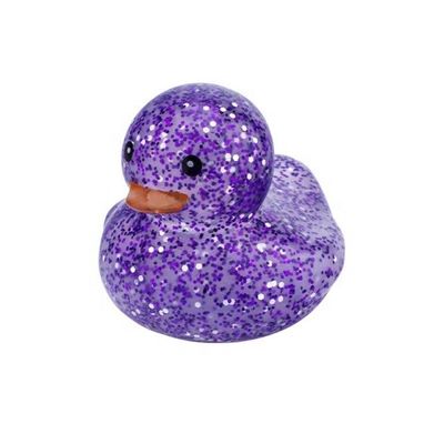 Pato de goma Brillo Pato de goma Brillan y brillan en su arte de uñas con brillo