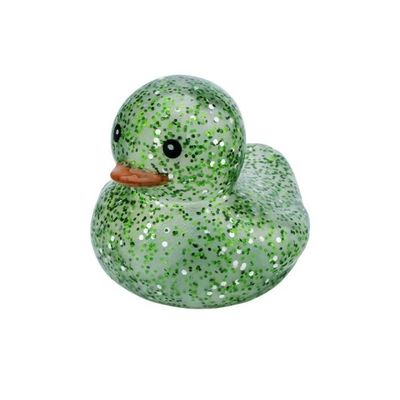 Pato de goma Brillo Pato de goma Brillan y brillan en su arte de uñas con brillo