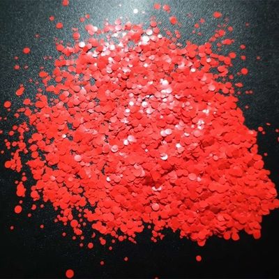 Excelente efecto de arte de uñas Rojo mate 1mm 2mm 3mm puntos brillante Polvo de poliéster para decoraciones de fiesta de graduación de Ramadán