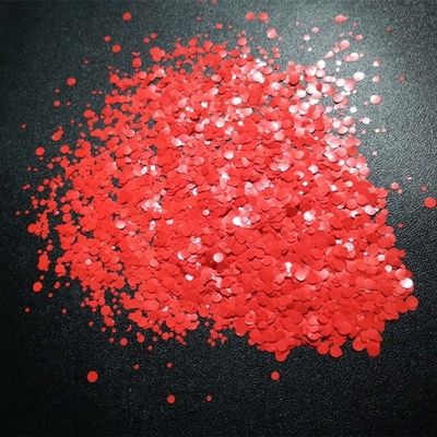 Excelente efecto de arte de uñas Rojo mate 1mm 2mm 3mm puntos brillante Polvo de poliéster para decoraciones de fiesta de graduación de Ramadán