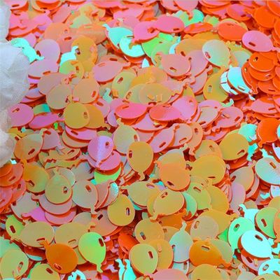 Balones de paletas metálicas de 10 mm de forma de globo de 12 pulgadas Paletas de brillo para productos de belleza para uñas