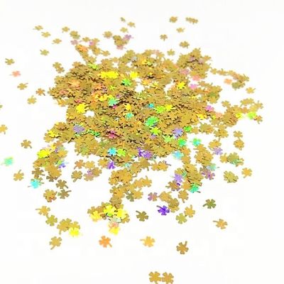 Otros suministros navideños Relámpagos de primavera en forma de trébol Pellizos de seda de poliéster Material de estilo artificial Embalaje en caja de PET