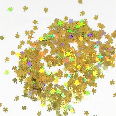 Otros suministros navideños Relámpagos de primavera en forma de trébol Pellizos de seda de poliéster Material de estilo artificial Embalaje en caja de PET