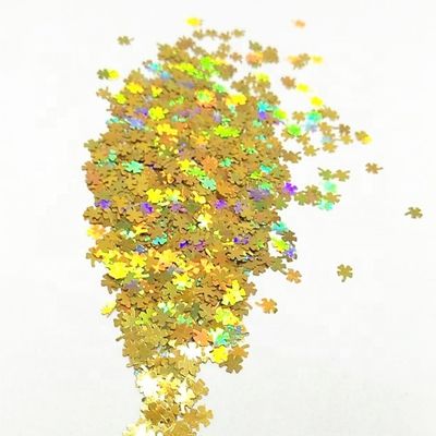 Otros suministros navideños Relámpagos de primavera en forma de trébol Pellizos de seda de poliéster Material de estilo artificial Embalaje en caja de PET