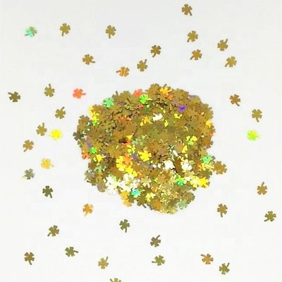 Otros suministros navideños Relámpagos de primavera en forma de trébol Pellizos de seda de poliéster Material de estilo artificial Embalaje en caja de PET