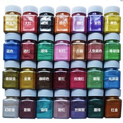 Art Nail Cosmético Perla en polvo Sub-carbonato de plomo y cristales Pigmento perlescente en polvo para la demanda