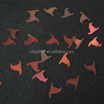 Logotipo sí Halloween Sombrería Glitter Sombrería para Cosméticos Tienda de Polyester Artículo de boda Estilo de moda