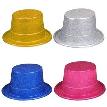 Sombrero de Halloween Lincoln con polvo de brillo Jazz Top Hat