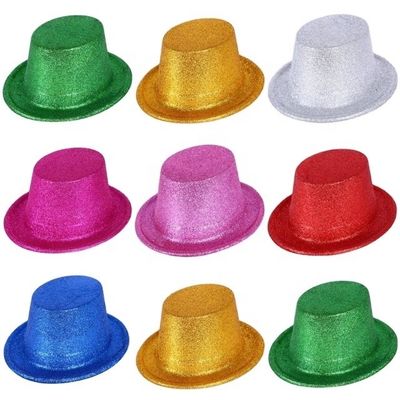 Sombrero de Halloween Lincoln con polvo de brillo Jazz Top Hat