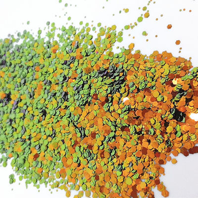 1 kg de brillo de color mezclado y cambiante camaleón polvo de brillo artesanal de poliéster en colores vibrantes para artesanía y bricolaje