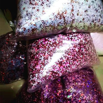 Día de San Valentín Glitter Formas y poliéster en forma para modelos calientes ecológicos en el Ramadán Graduation School Día del Padre