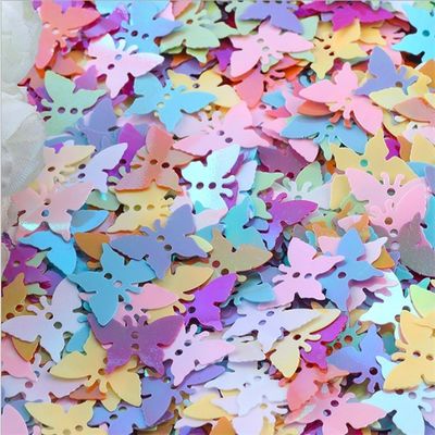 Cara y cuerpo Chunky Brillante de color mixto Pequeña lentejuela de mariposa para productos de belleza de uñas