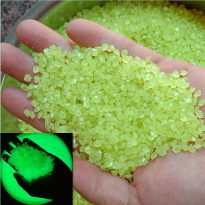 Partículas fluorescentes hechas a mano en piedras luminosas ecológicas para pasarelas de jardín Decoración esencial