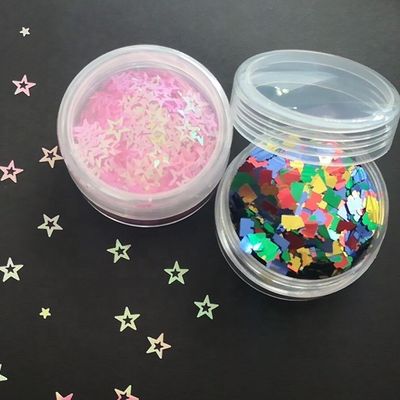 Glance Style Jar de plástico con tapa botellas de agitación 2oz 4oz caja de regalo botella de PET y tarro