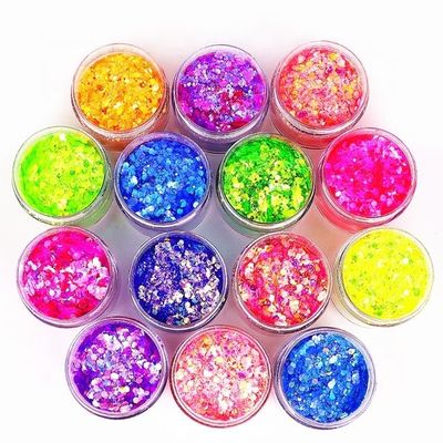 Glittering Bling Circulo abierto en forma de brillo cosmético para uñas Cara maquillaje corporal Oportunidad Fiesta de bodas Decoración del hogar