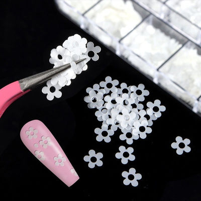 Brillo personalizado en forma de corazón Brillo de uñas con forma de luz blanca Brillo usando el ritual de invierno granate piedra salada Un must-have para el Día de la Tierra